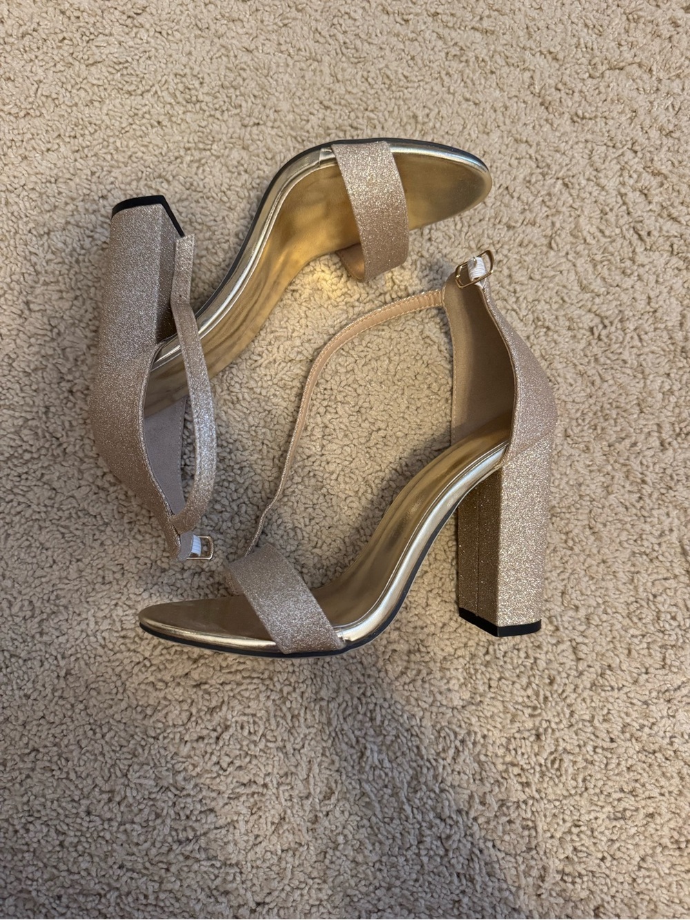 Gold heels